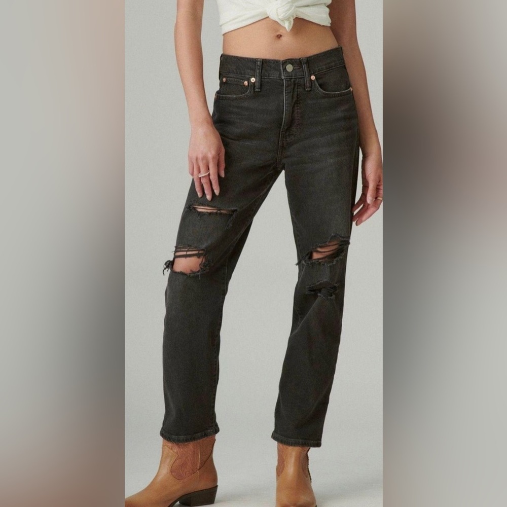 Lucky Brand Jean : 90s Loose : high rise straight